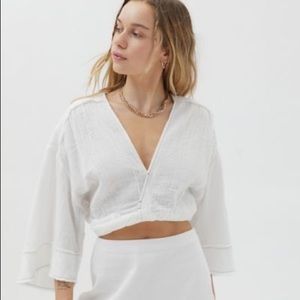 Urban Outfitters Adriana Twist-Front Top